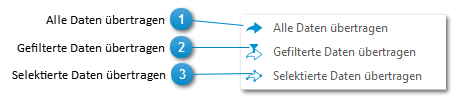 Unter-Menü: Daten übertragen 
